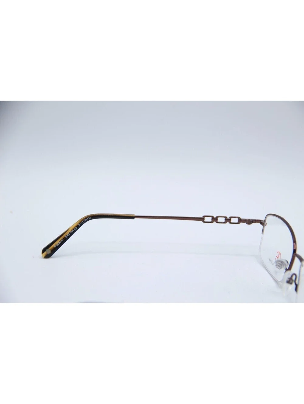Classique Eye Essentials Sec324T Brown C3 Authentic Eyeglasses 51-17